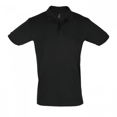 Black - Męska koszulka polo Perfect