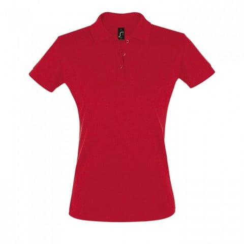 Red - Damska koszulka polo Perfect