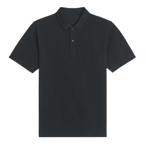 Bawełniana czarna koszulka polo unisex Stanley Stella Prepster