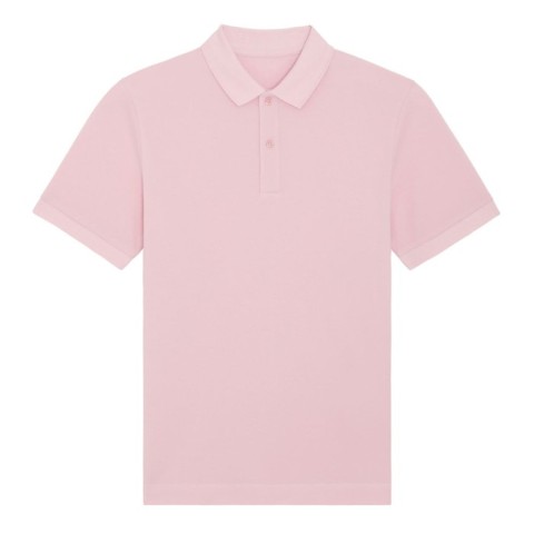 Bawełniana różowa koszulka polo unisex Stanley Stella Prepster