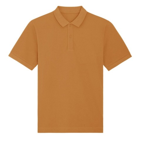 Bawełniana musztardowa koszulka polo unisex Stanley Stella Prepster