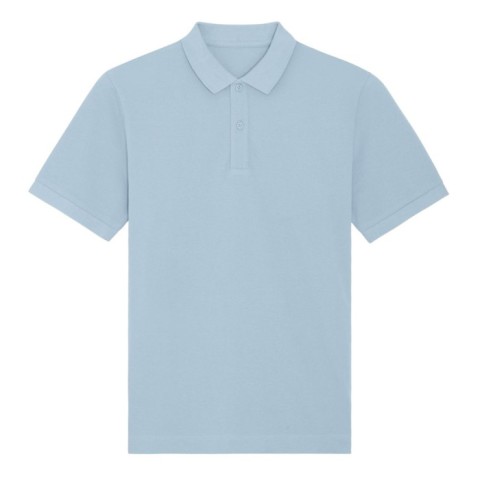 Bawełniana błękitna koszulka polo unisex Stanley Stella Prepster
