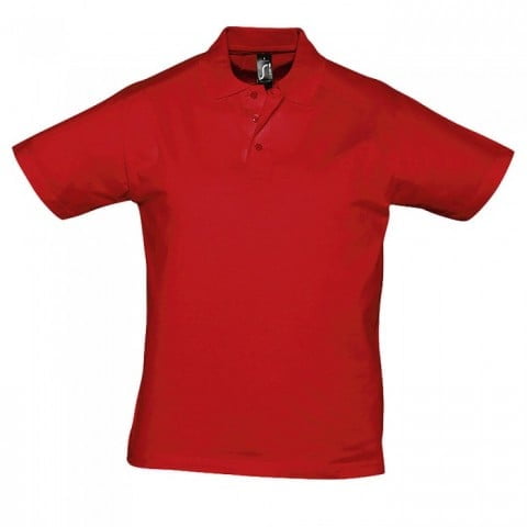 Red - Męska koszulka polo Prescott