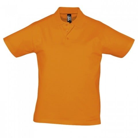 Orange - Męska koszulka polo Prescott