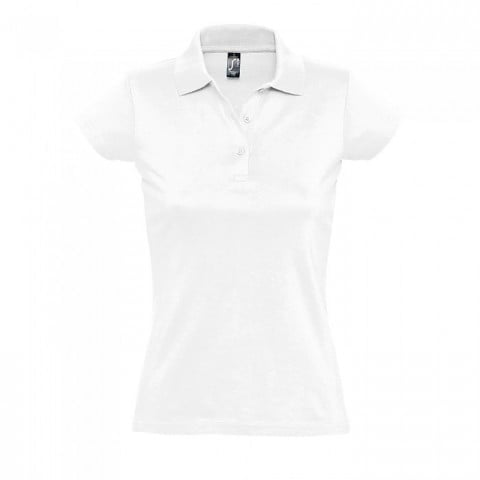 White - Damska koszulka polo Prescott