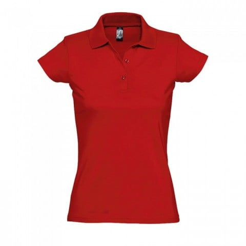 Red - Damska koszulka polo Prescott