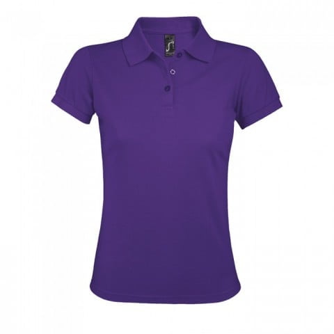 Dark Purple - Damska koszulka polo Prime