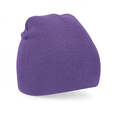 Purple - Czapka dzianinowa beanie