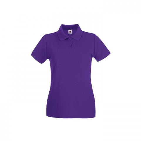 Purple - Damska koszulka polo Premium Lady-Fit