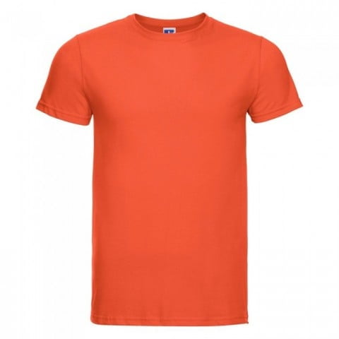 Pomarańczowa koszulka męska Slim Fit Russell R-155M-0