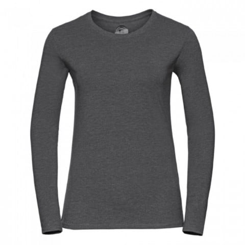 Grey Marl - Damski Longsleeve HD