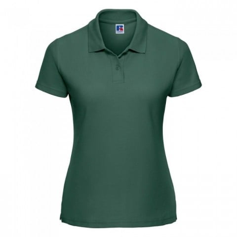 Bottle Green - Damska koszulka polo Polycotton