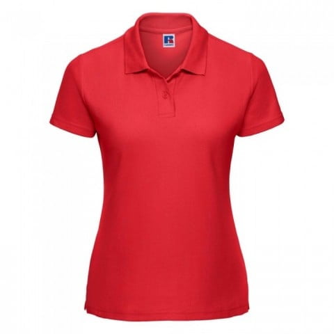 Bright Red - Ladies Poloshirt Polycotton