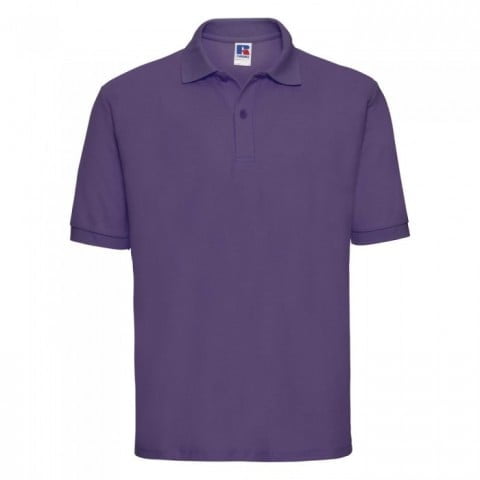 Purple - Męska koszulka polo PolyCotton
