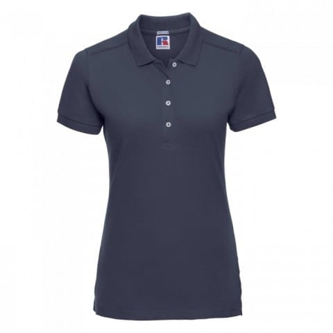 French Navy - Damska koszulka polo Stretch