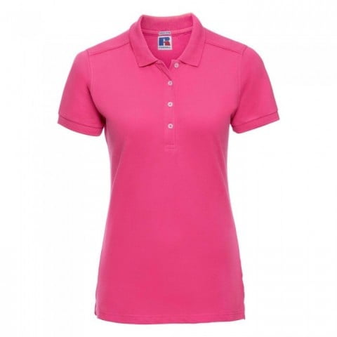 Fuchsia - Damska koszulka polo Stretch