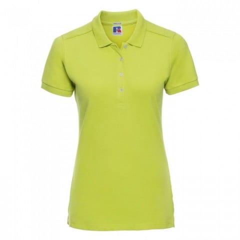 Lime - Damska koszulka polo Stretch