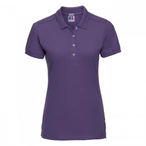 Purple - Damska koszulka polo Stretch