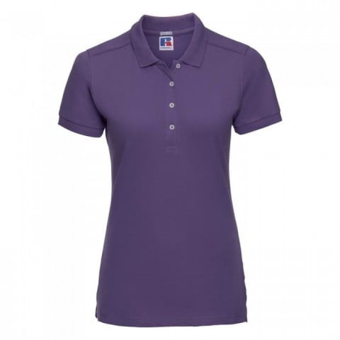 Purple - Ladies Poloshirt Stretch