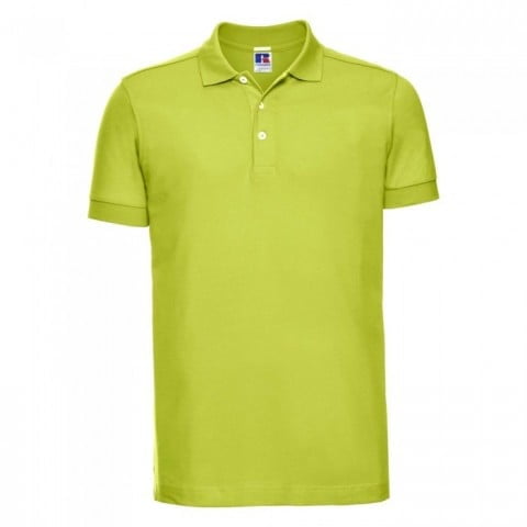 Lime - Męska koszulka polo Stretch