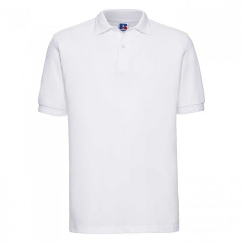 White - Koszulka polo Polycotton Hardwearing