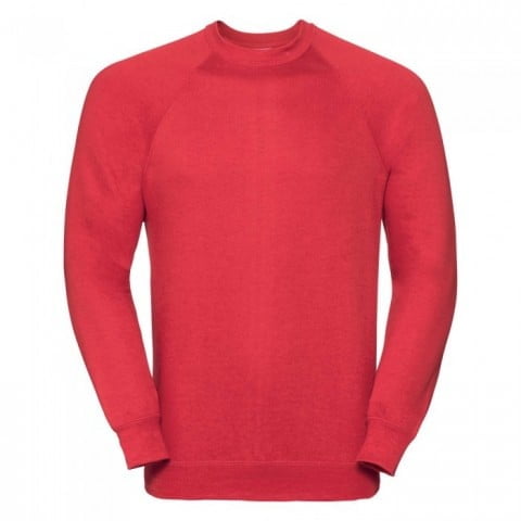 Bright Red - Bluza Crewneck Raglan