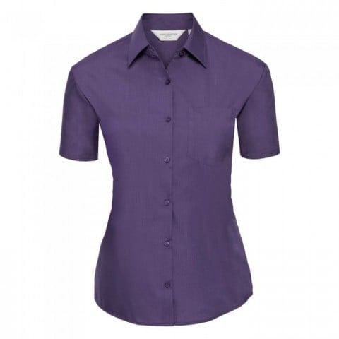 Purple - Damska klasyczna bluzka Polycotton