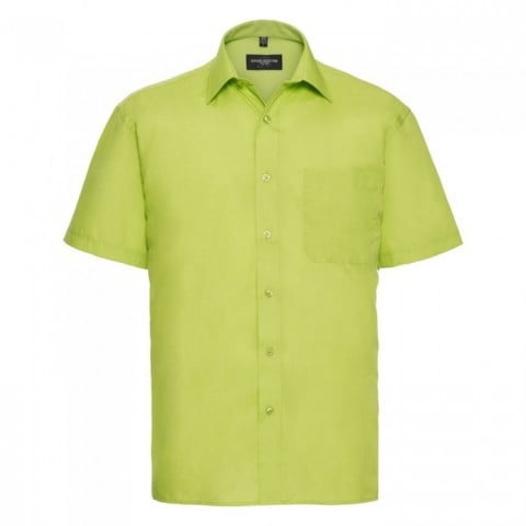 Lime - Męska klasyczna koszula Polycotton