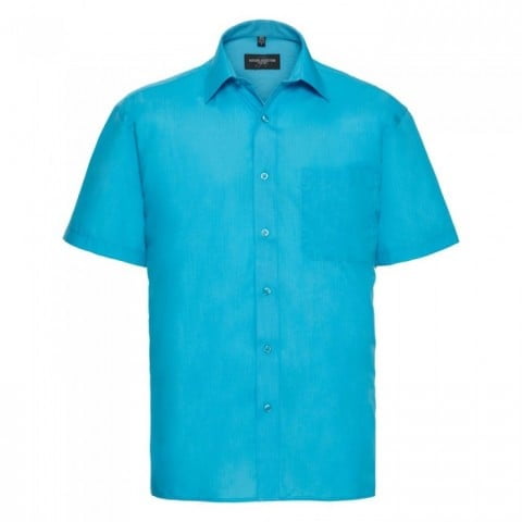 Turquoise - Męska klasyczna koszula Polycotton