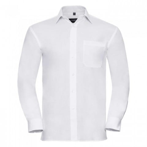 White - Męska klasyczna koszula Pure Cotton