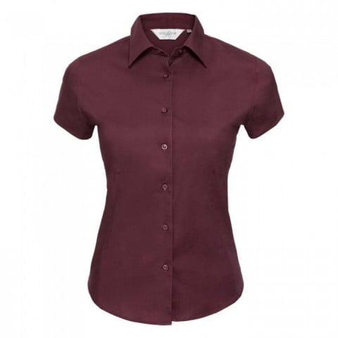 Port - Frauen Fitted Bluse Stretch