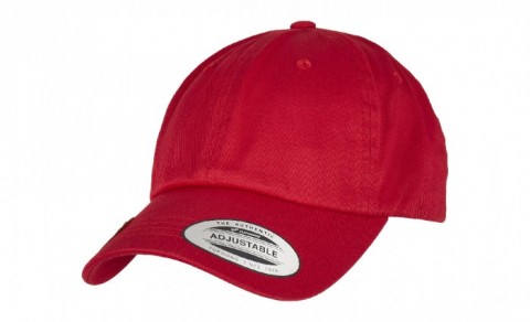 Red - Czapka z bawełny organicznej Dad hat