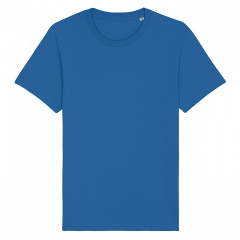 T-shirt organic niebieski unisex Rocker stanley stella