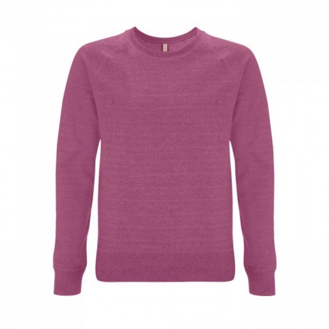 MPL - Melange Plum - Bluza Unisex Raglan Sweatshirt SA40