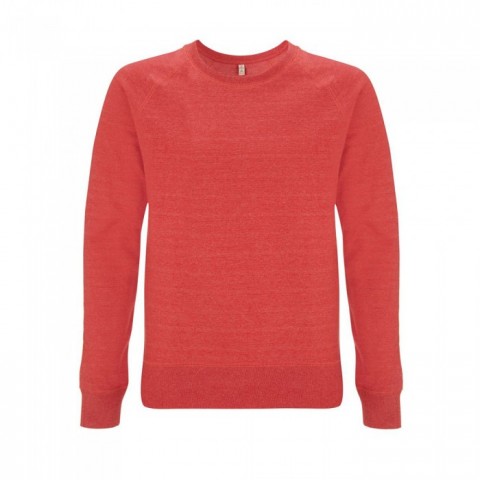 MRE - Melange Red - Bluza Unisex Raglan Sweatshirt SA40