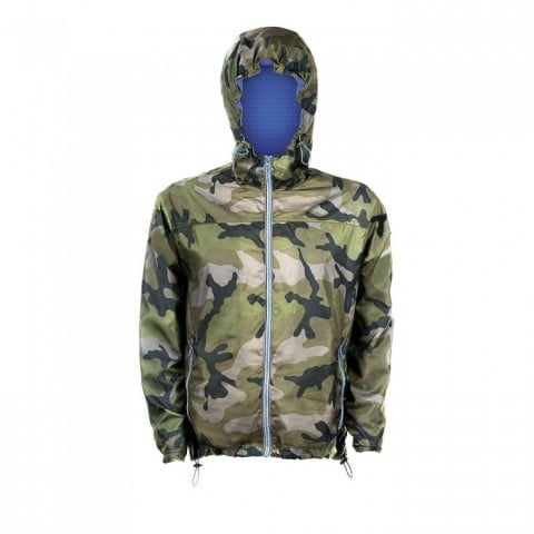 Camo/Royal Blue - Kurtka Windbreaker Skate