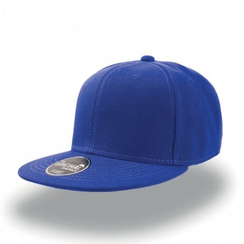 niebieski snapback z nadrukiem