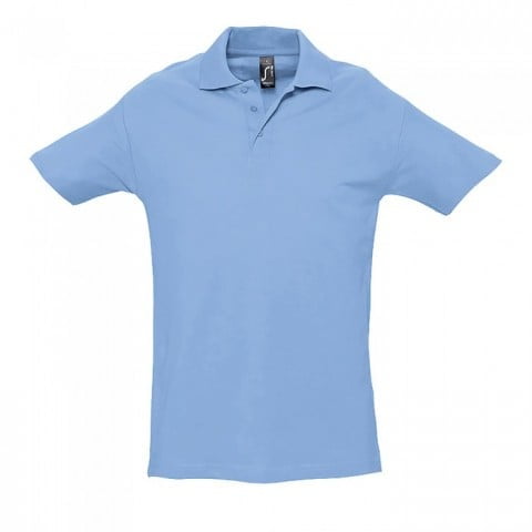 Sky Blue - Męska koszulka polo Spring II