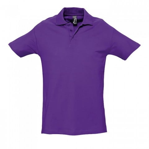 Dark Purple - Męska koszulka polo Spring II