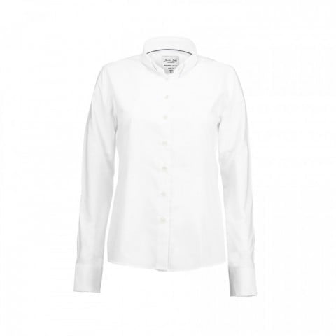 White - Prosta i klasyczna bluzka z miękkiej popeliny SS710
