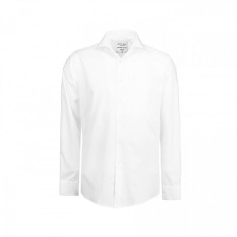 White - Prosta i klasyczna koszula z miękkiej popeliny SS7