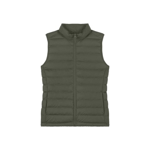 Khaki - Damska kamizelka pikowana Stella Climber