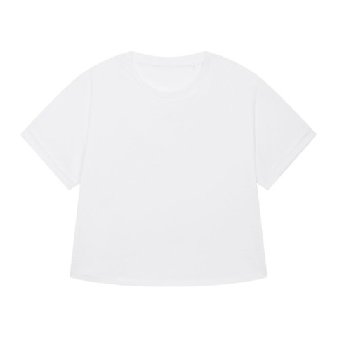 Biały organiczny t-shirt damski Stella Collider