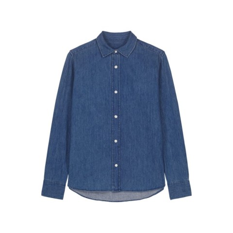 Mid Wash - Stella Denim Shirt