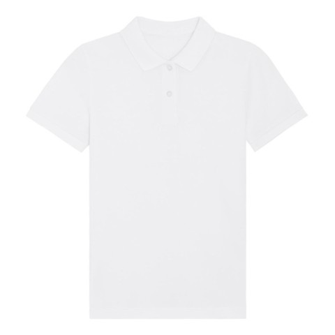 Damska biała bawełniana koszulka polo z bawełny organicznej Stella Elliser Stanley Stella
