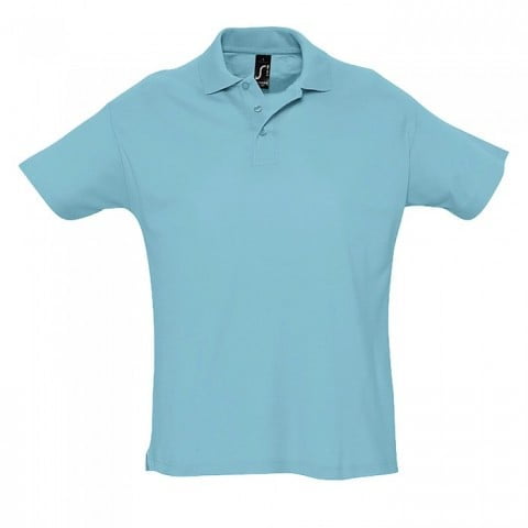 Atoll Blue - Męska koszulka polo Summer II