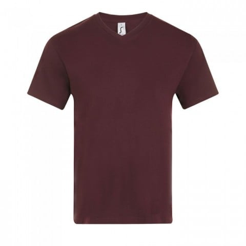 Oxblood - Męska koszulka V-Neck Victory