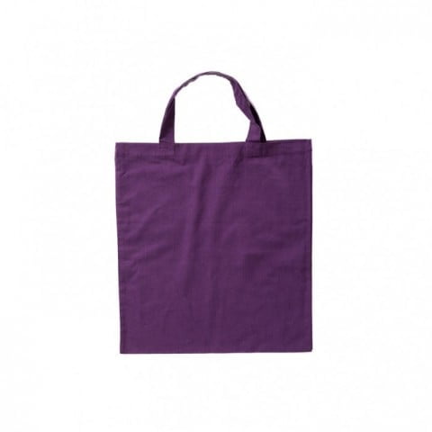 Violet - Cotton bag, short handles