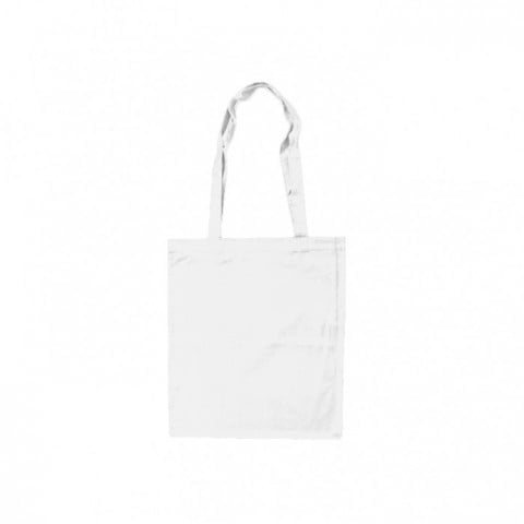 White - Cotton bag, long handles