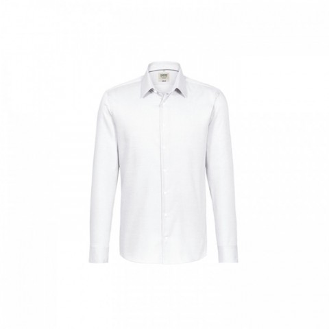 White - Męska bluzka typu oxford Comfort 117